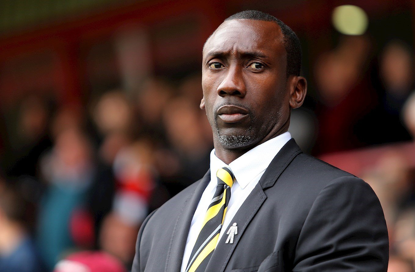 Jimmy Floyd Hasselbaink took charge of Burton Albion in 2015 following the departure of Gary Rowett